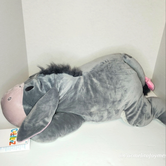 EEYORE 🫏 Dokey Disney Cuddleez Winnie the Pooh Character Huge Pillow NWT - Picture 3 of 6